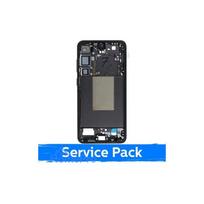 Screen frame / inner housing for Samsung S926 S24 Plus / Onyx Black / (Service Pack)