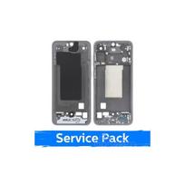 Screen frame / inner housing for Samsung A566 A56 5G / Graphite / (Service Pack)