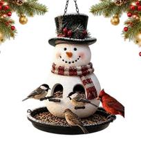 Christmas Tree Christmas Bird Feedercollection Christmas Bird Feeder black