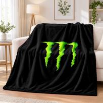 Monster Energy flanelinis pledas Minkštas šiltas jaukus sofai lovai naudojimui patalpoje namuose miegamajame 100cmx150cm