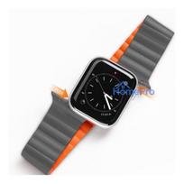 Dux Ducis Apple Magnetic Strap Watch Strap 7 / 6 / 5 / 4 / 3 / 2 / SE (41 / 40 / 38mm) Magnetic Grey Orange