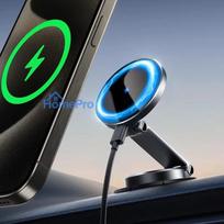 Joyroom car holder 'JR-ZS408' black (wireless charging 15W) (magnetic / adhesive)