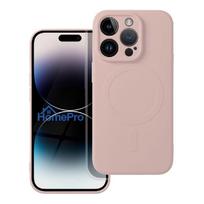 Case Silicone Mag Cover (big hole) (MagSafe) for iPhone 16 pink