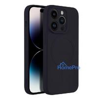 Case Silicone Mag Cover (big hole) (MagSafe) for iPhone 16 black