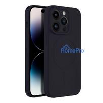 Case Silicone Mag Cover (big hole) (MagSafe) for iPhone 16 Plus black