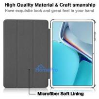 iLike iPad Pro 12.9 6th Gen Tri-Fold Eco-Leather Stand Case Sky Blue