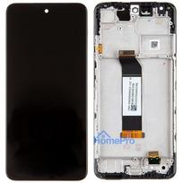 LCD screen Xiaomi Redmi Note 10 5G / Redmi Note 10T 5G / Poco M3 Pro 5G with touch screen and frame Black original (serv