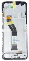 LCD screen Xiaomi Redmi 14C 4G / Poco C75 with touch screen and frame Black original (service pack)