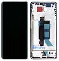 LCD screen Xiaomi Redmi Note 14 Pro 5G with touch screen with frame Midnight Black original (service pack)