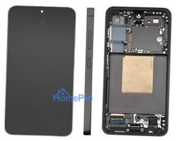 LCD screen Samsung S921 S24 with touch screen and frame Onyx Black original (assembled service pack)
