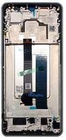 LCD screen Xiaomi Poco X6 Pro 5G with touch screen with frame Grey original (service pack)