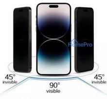iLike Samsung GALAXY S23 TEMPERED PRIVACY GLASS (WITH CUTOUT FOR READER) Black