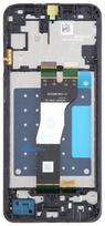 LCD screen Samsung A057 A05S 2023 with touch screen and frame black original (service pack)