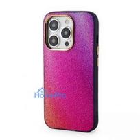 iLike Apple iPhone 15 Pro Print Desire Customized Diamonds Case Purple
