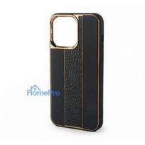 iLike Apple iPhone 15 Leather Case Customized Black