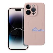 Case Silicone Mag Cover (big hole) (MagSafe) for iPhone 16 Plus pink