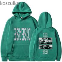 Lady Gaga Disease Tour 2024 Hoodie Harajuku Aesthetic Sweatshirts Long-sleeved Fleece Clothing Sudaderas Hip Hop Retro Pullovers M blue