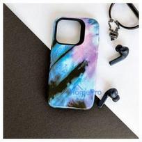 Evelatus Apple iPhone 15 Pro Max Armor case TPU+PC Customized Print Design Blue Pink