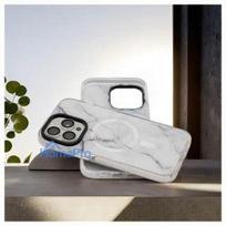 Evelatus Apple iPhone 15 Pro Max PC+TPU With MagSafe Customized Print Marble White
