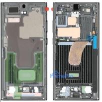 Middle housing Samsung S918 S23 Ultra Green original (service pack)