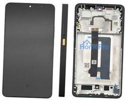LCD screen Xiaomi Poco X6 Pro 5G with touch screen with frame Yellow original (service pack)