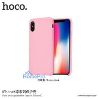 Case "Hoco Pure Series" for iPhone X rose pink