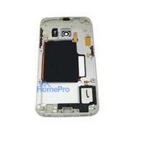 Middle housing Samsung G925F S6 Edge grey (blue) with buzzer and sides buttons original (used Grade B)