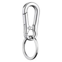 2/5 vnt. moliūgo sagties raktų pakabukai laipiojimo kabliu automobiliu Tvirtas karabino formos raktų pakabuko priedai Raktų pakabuko žiedas 5pcs white