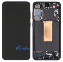 LCD screen Samsung S916 S23+ 5G with touch screen and frame Graphite original (service pack)