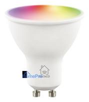 DELTACO LED Bulb, GU10, WIFI 2.4GHZ, 5W, 470LM, Dimmable, RGB, 2700K-6500K, 220-240V
