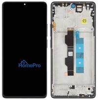 LCD screen Xiaomi Redmi Note 13 Pro 4G / Poco M6 Pro 4G with touch screen with frame Black / Blue original (service pack