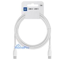 USB cable Blue Star (PJ73) "USB-C (Type-C) to USB-C (Type-C)" (60W) 1m white