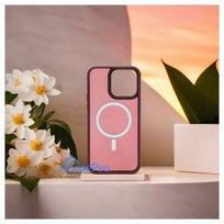 Evelatus Apple iPhone 15 Pro Hybird Case With Magsafe PC+TPU Plum