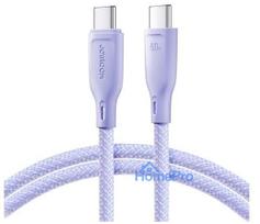 USB cable JOYROOM (S-A34) "USB-C (Type-C) to USB-C (Type-C)" (60W 1m) purple