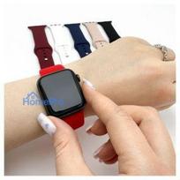 Evelatus Apple Watch 38 / 40 / 41mm Silicone Loop Watch Straps (132mm M / L) Red