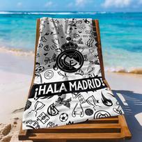 Real Madrid Beach Towel Super Soft Microfiber Quickdry Fabric Comfortable Lightweight 70cmx140cm(27x55inch)