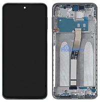 LCD screen Xiaomi Redmi Note 9 Pro / Note 9S with touch screen with frame Grey ORG