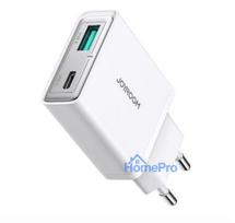 Charger JOYROOM Super Slim (TCF14) (1xUSB-C 1xUSB 3A 20W) white
