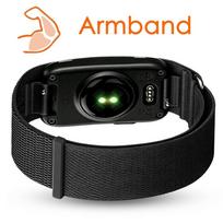 New Nylon Watch Strap for Garmin CIRQA Replacement Wristband Lightweight for Garmin CIRQA Smart Band Breathable Adjustable Sport For Garmin CIRQA black