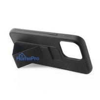 iLike Apple iPhone 15 Silicone Case with stand Black