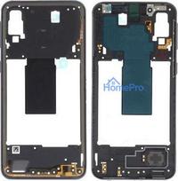 Middle housing Samsung A405 A40 2019 black with buzzer and sides buttons original (used Grade B)