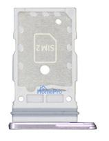 SIM card holder Samsung S918 S23 Ultra Dual Lavender original (service pack)