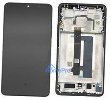 LCD screen Xiaomi Poco X6 Pro 5G with touch screen with frame Black original (service pack)