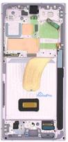 LCD screen Samsung S918 S23 Ultra 5G with touch screen and frame Lavender original (service pack)