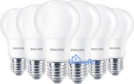 Philips LED Bulbs 8W (60W) E27 806Lm WW FR A60 ND 6pcs.