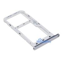 SIM card holder Huawei P9 Lite Mini / Y6 Pro 2017 silver original (service pack)
