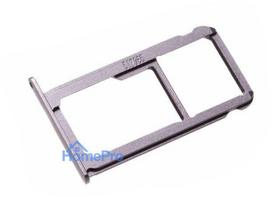 SIM card holder Huawei P9 (Dual) Titanium grey original (service pack)