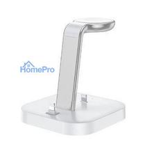Wireless charging station HOCO (CW43) 3in 1 (15W MagSafe Compatible) white