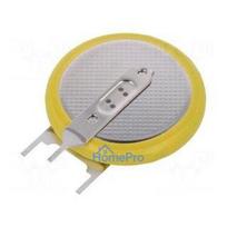 Battery: lithium, 3V, BR2330, coin, Ø23x3mm, 255 mAh