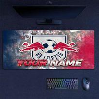 Custom Name,RB Leipzig Mouse Pad, Large Gaming Desk Mat, Non-slip XXL Mousepad for Laptop & Tablet, Mini PC Playmat with Stitched Edges 30cmx80cm(11.8x31.5inch)